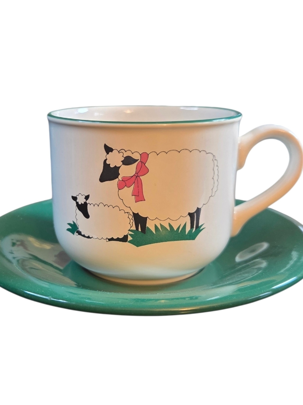 Hornsea Farmyard Collection Cups And Saucers Produced 1991